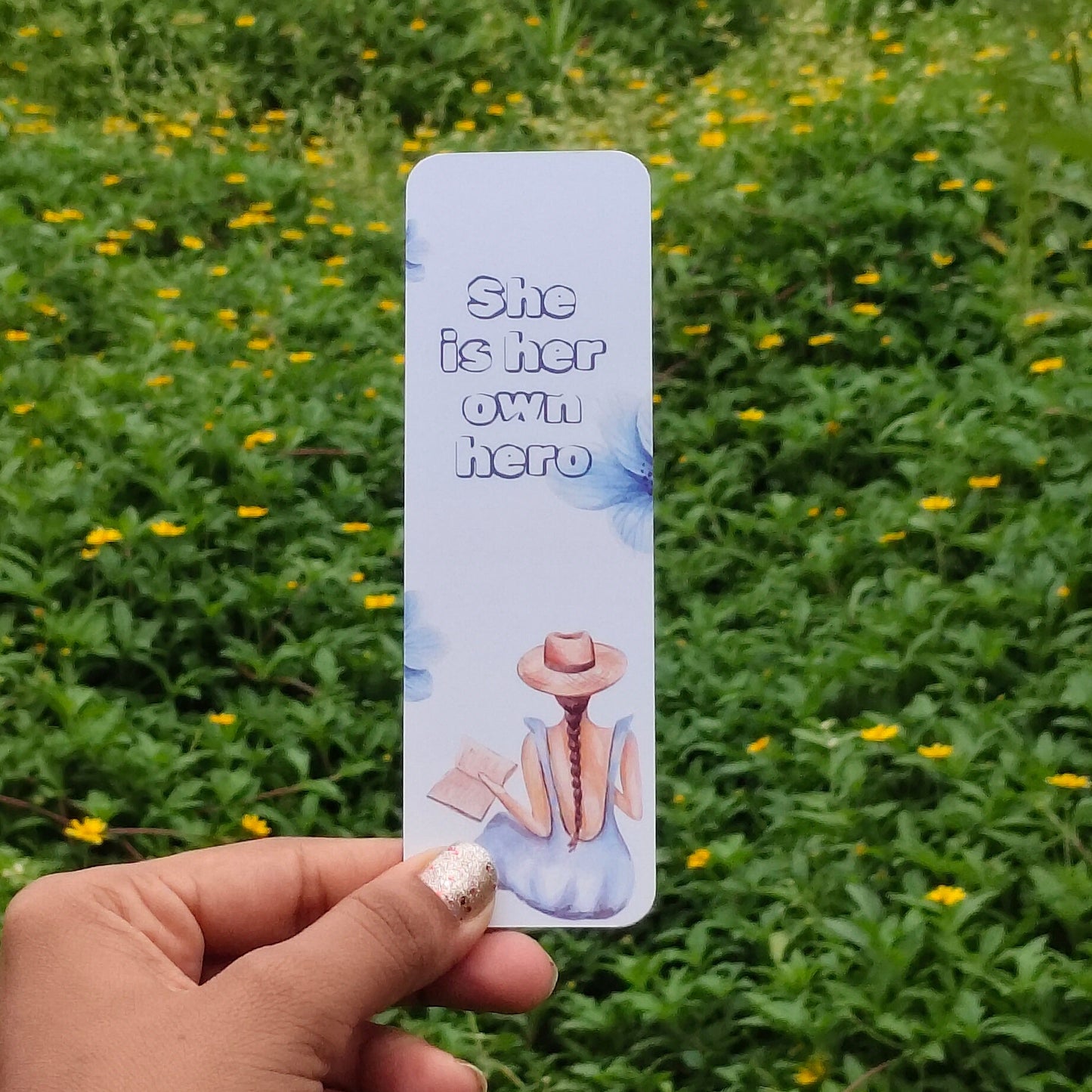 She is her own hero Bookmark