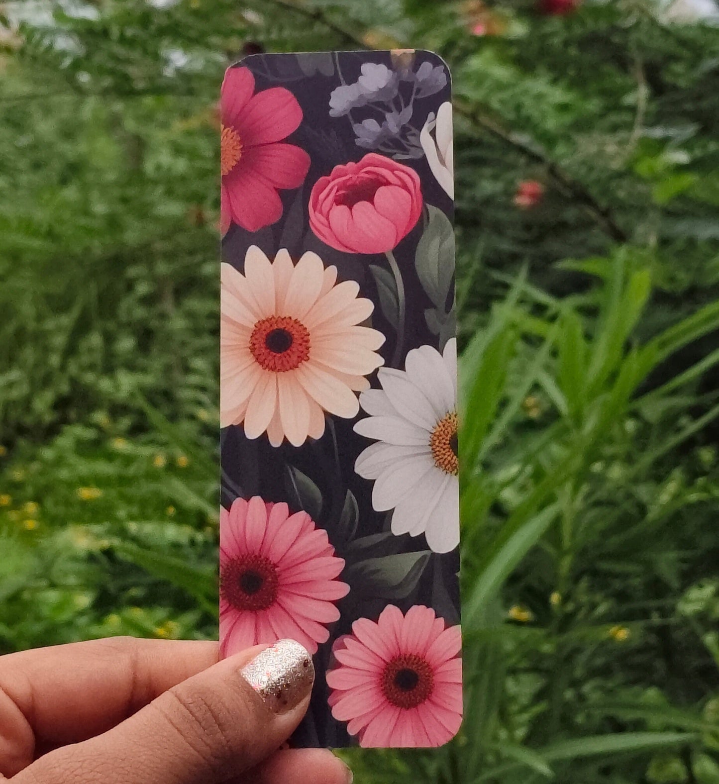Floral Symphony Bookmark