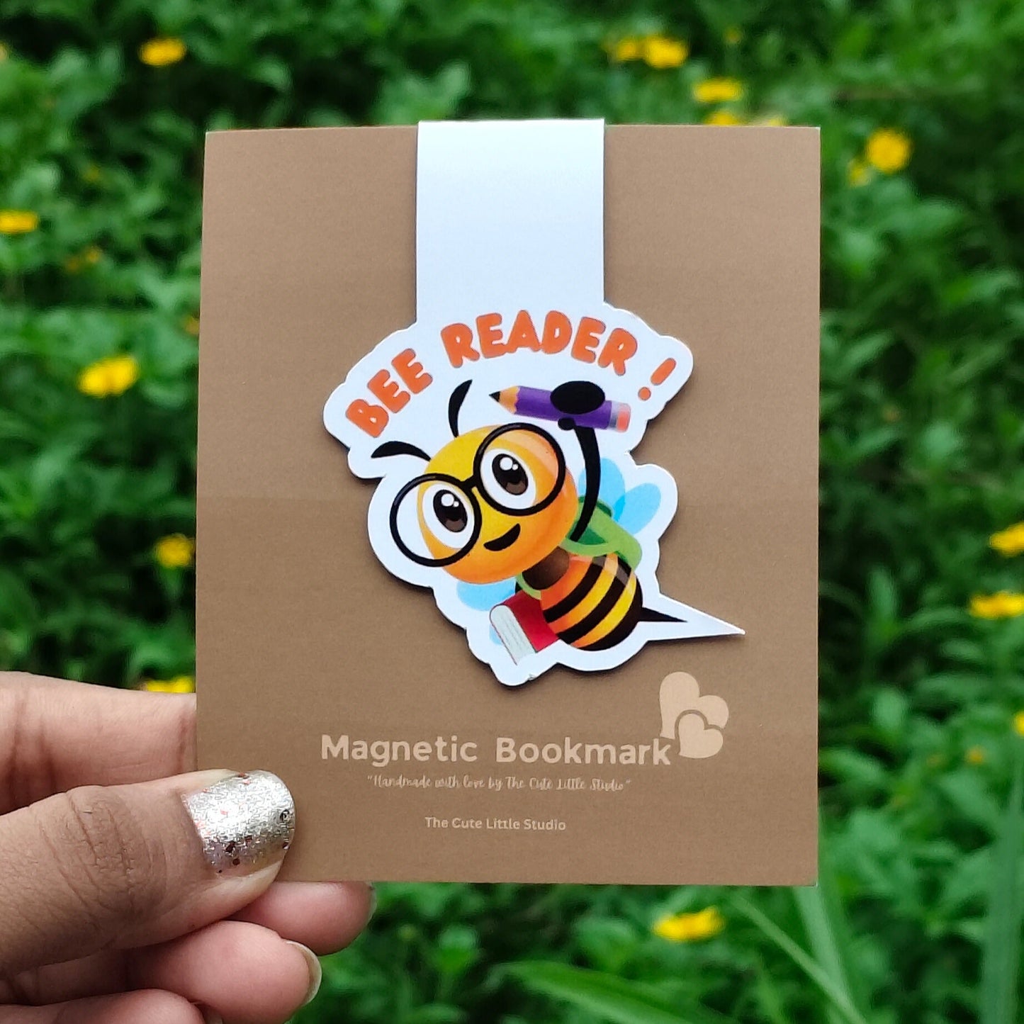 Bee Reader Magnetic Bookmark