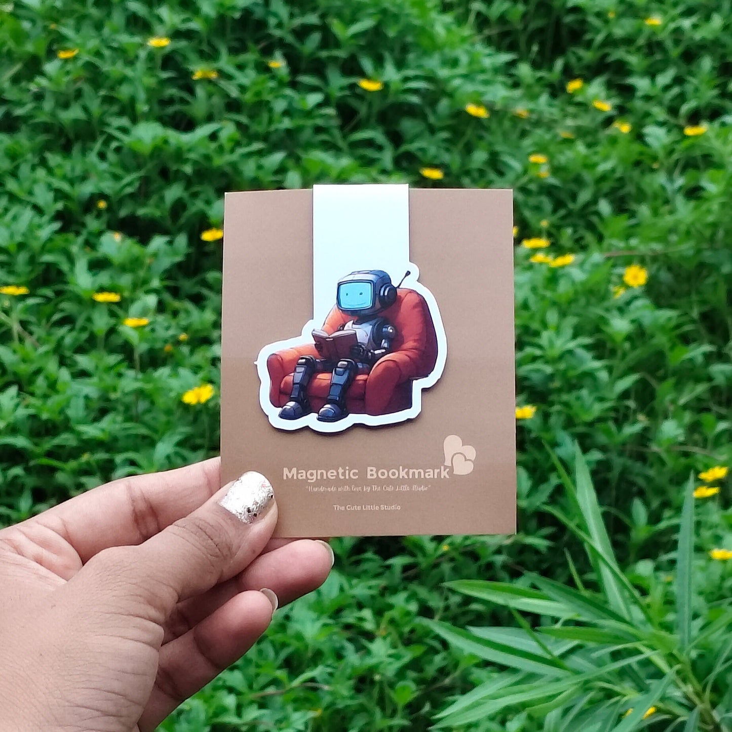 Robo Reader Magnetic Bookmark
