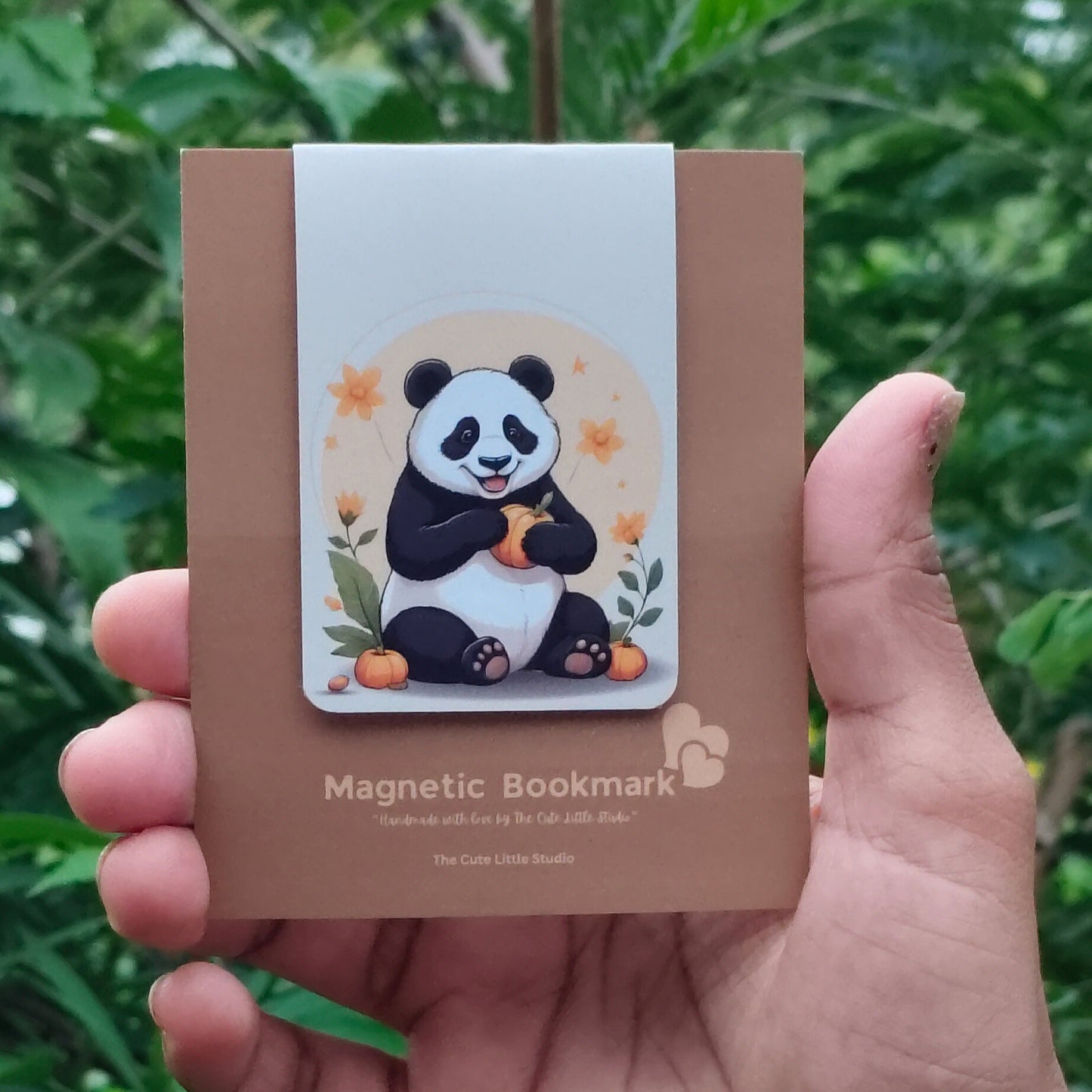 Baby Panda Magnetic Bookmark