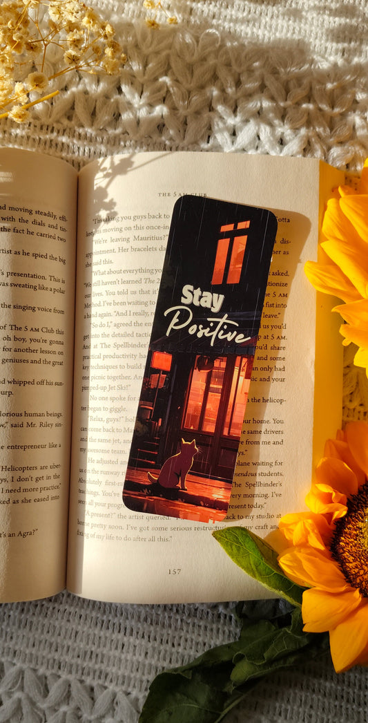 Stay Positive Bookmark