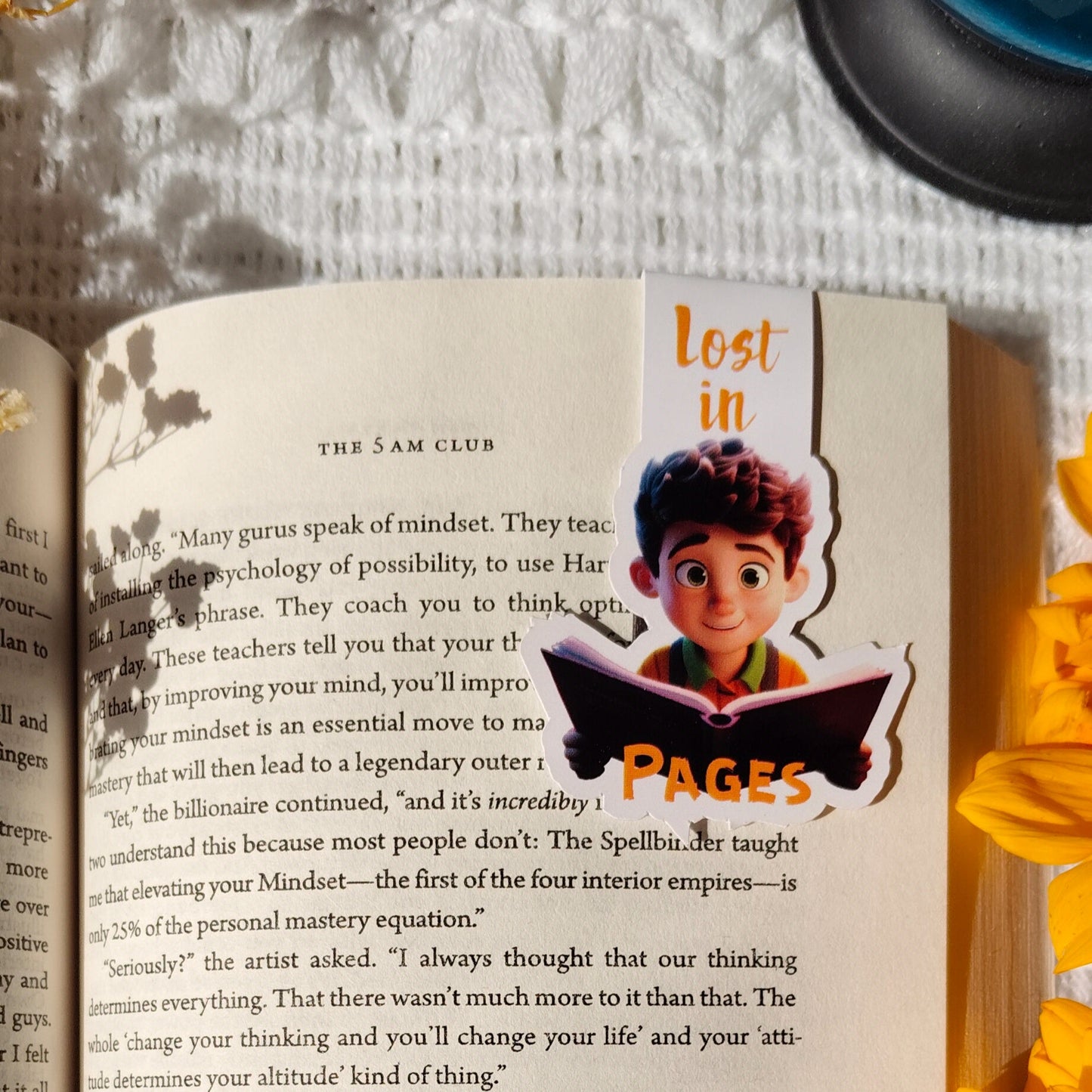 Lost In Pages Magnetic Bookmark