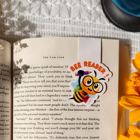 Bee Reader Magnetic Bookmark