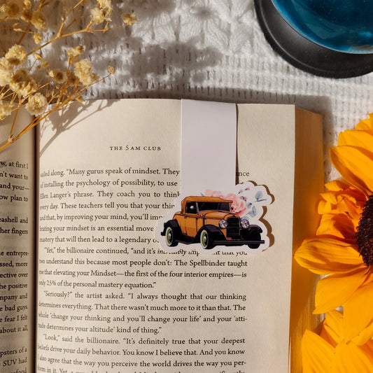 Vintage Beetle Magnetic Bookmark