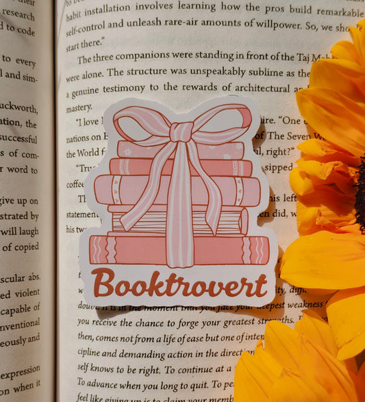 Booktrovert Sticker