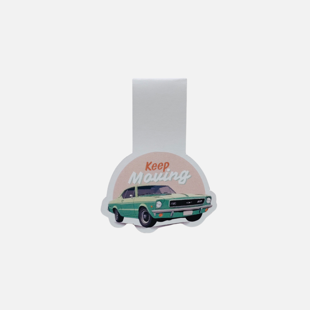 Keep Moving Magnetic Bookmark