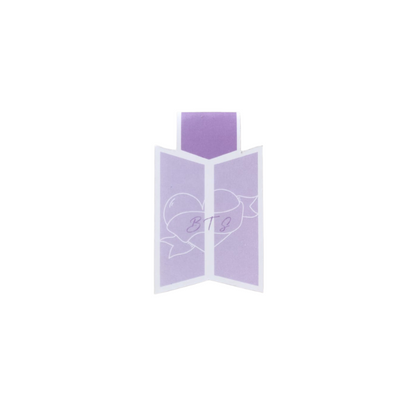 Lavender Heart Banner Magnetic Bookmark