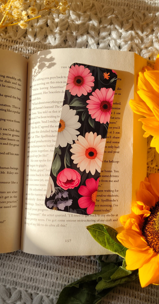 Floral Symphony Bookmark