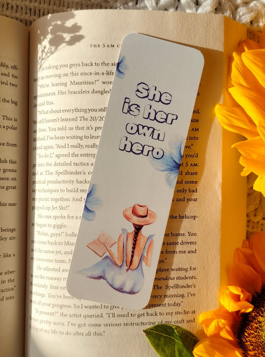 She is her own hero Bookmark