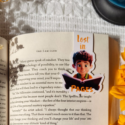 Lost In Pages Magnetic Bookmark
