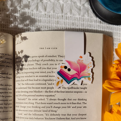 Bookish Flower Magnetic Bookmark
