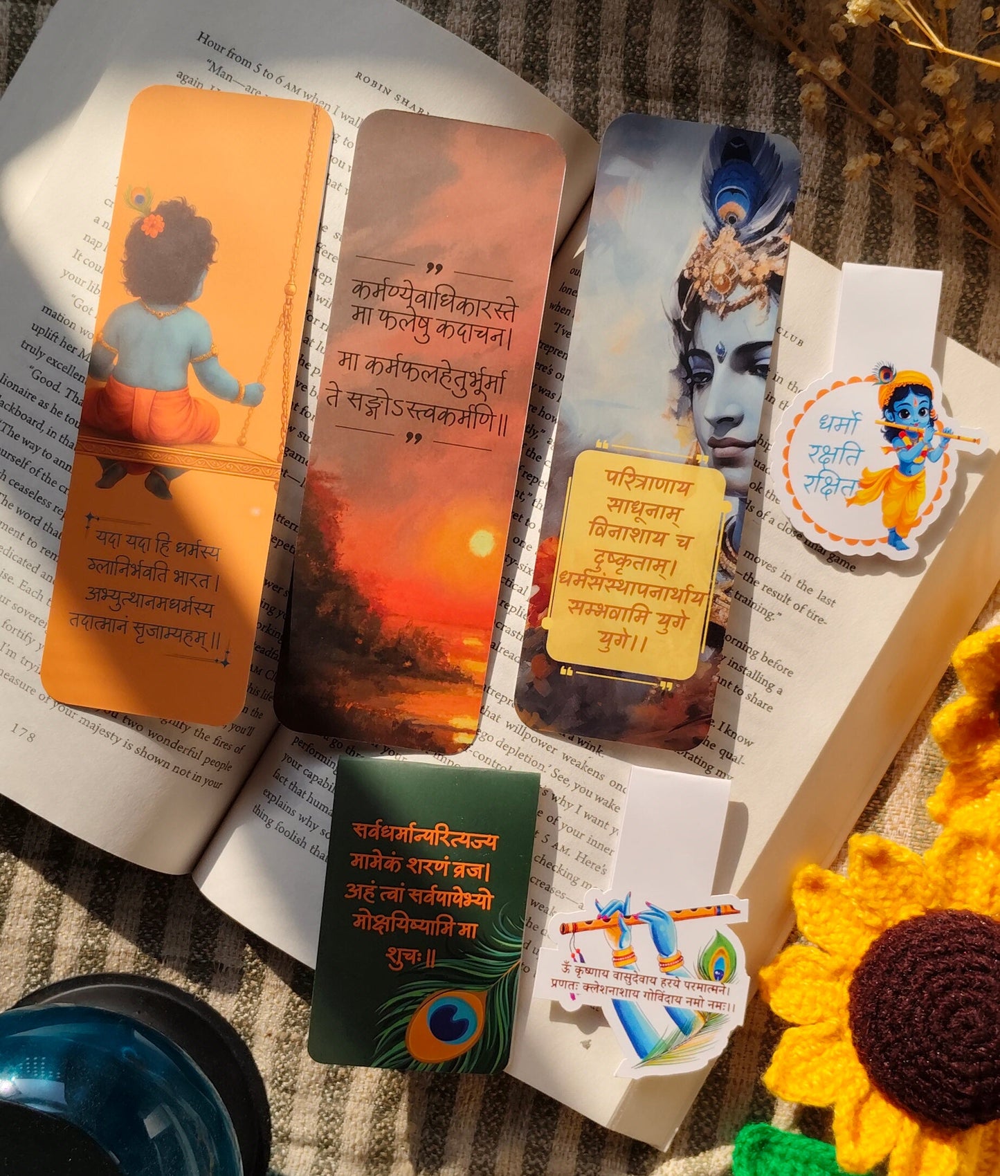 Bhagavad Gita Bookmarks Combo