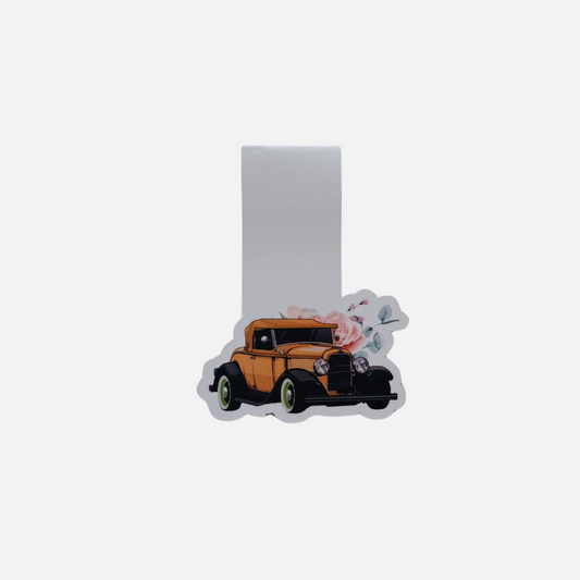 Vintage Beetle Magnetic Bookmark