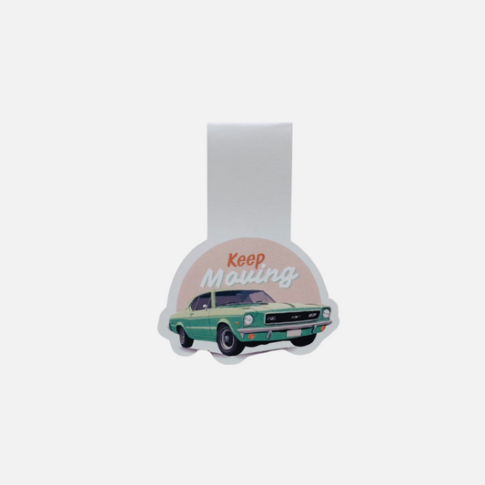 Keep Moving Magnetic Bookmark