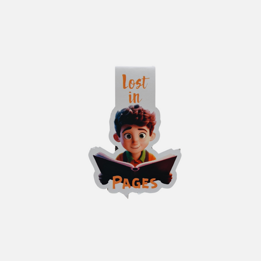 Lost In Pages Magnetic Bookmark